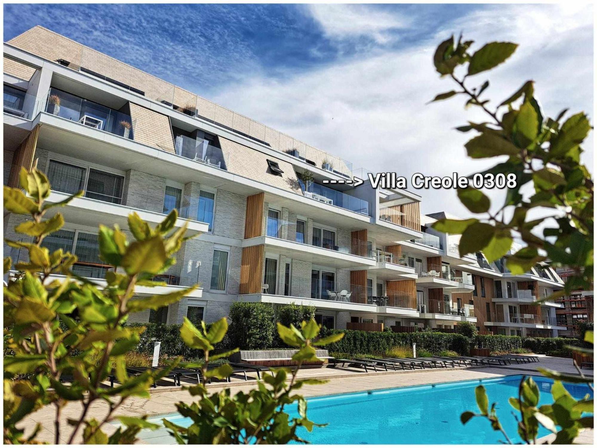 Villa Creole 0308 Luxe Appartement Met Verwarmd Zwembad Nieuwpoort Jachthaven Екстериор снимка