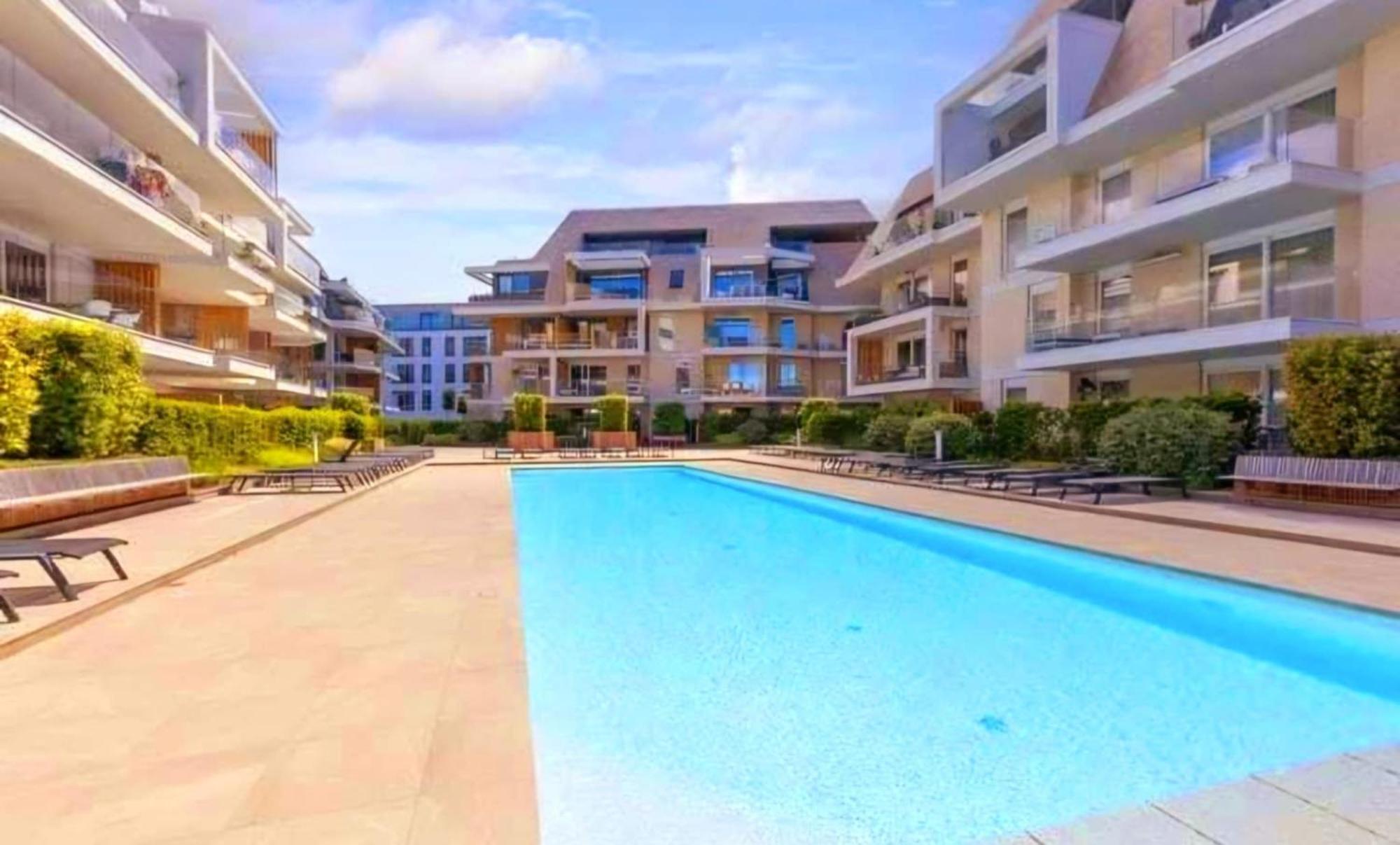 Villa Creole 0308 Luxe Appartement Met Verwarmd Zwembad Nieuwpoort Jachthaven Екстериор снимка