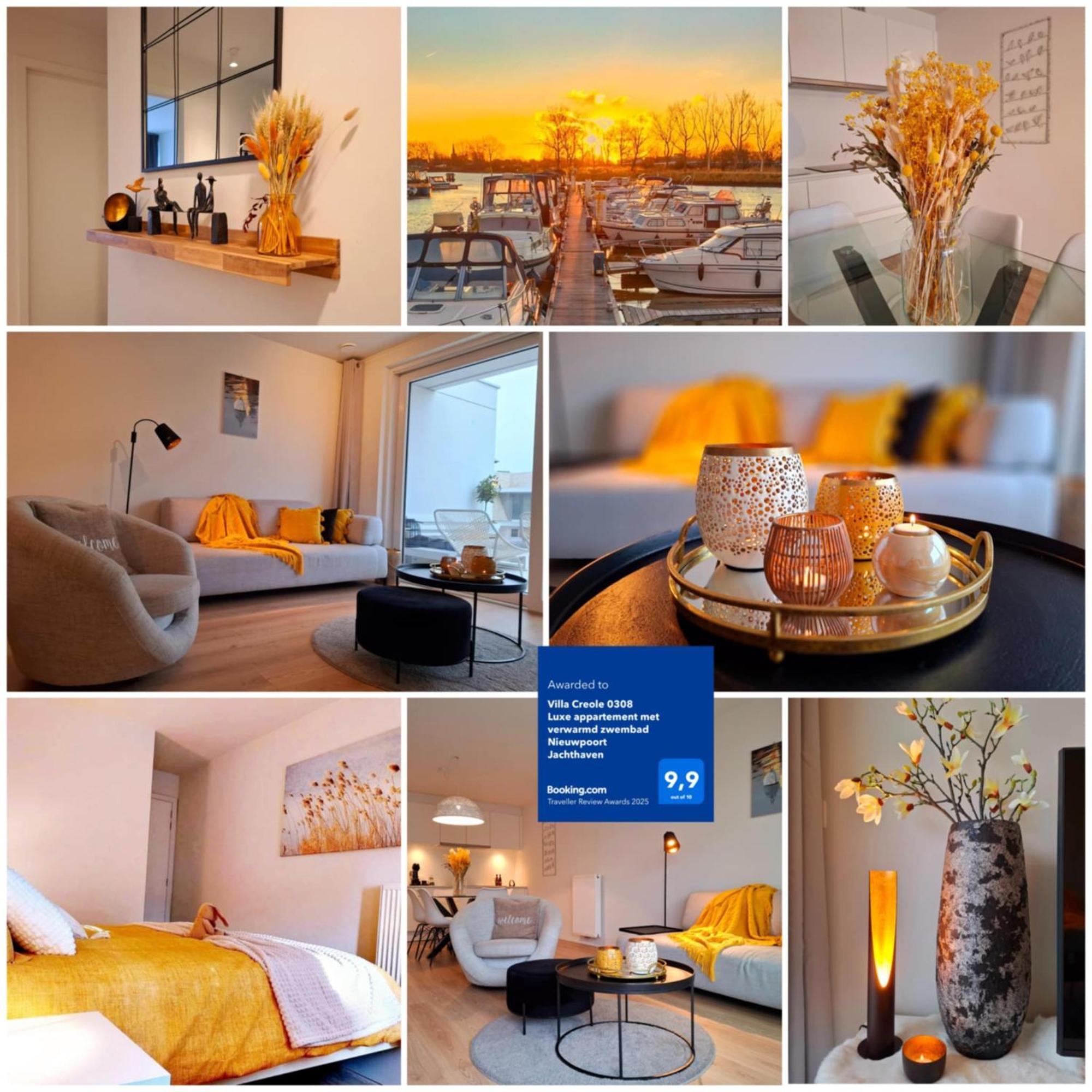 Villa Creole 0308 Luxe Appartement Met Verwarmd Zwembad Nieuwpoort Jachthaven Екстериор снимка